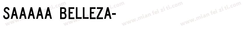 SAAAAA Belleza字体转换